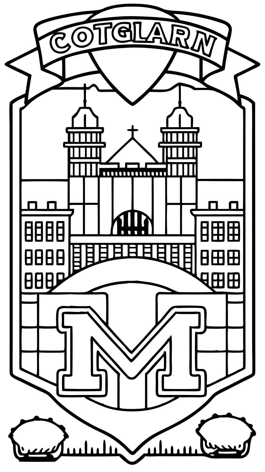 michigan wolverines coloring pages